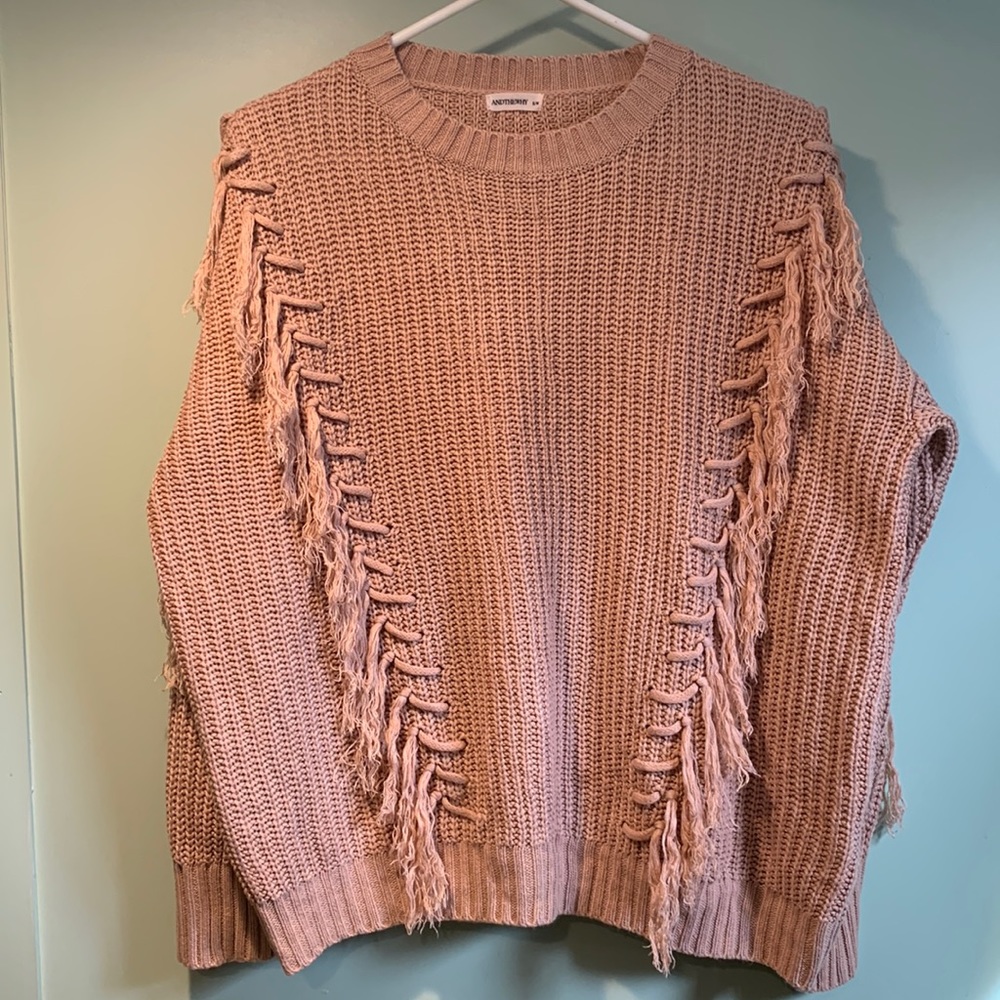 ✨BNWOT✨ Fringe Sweater